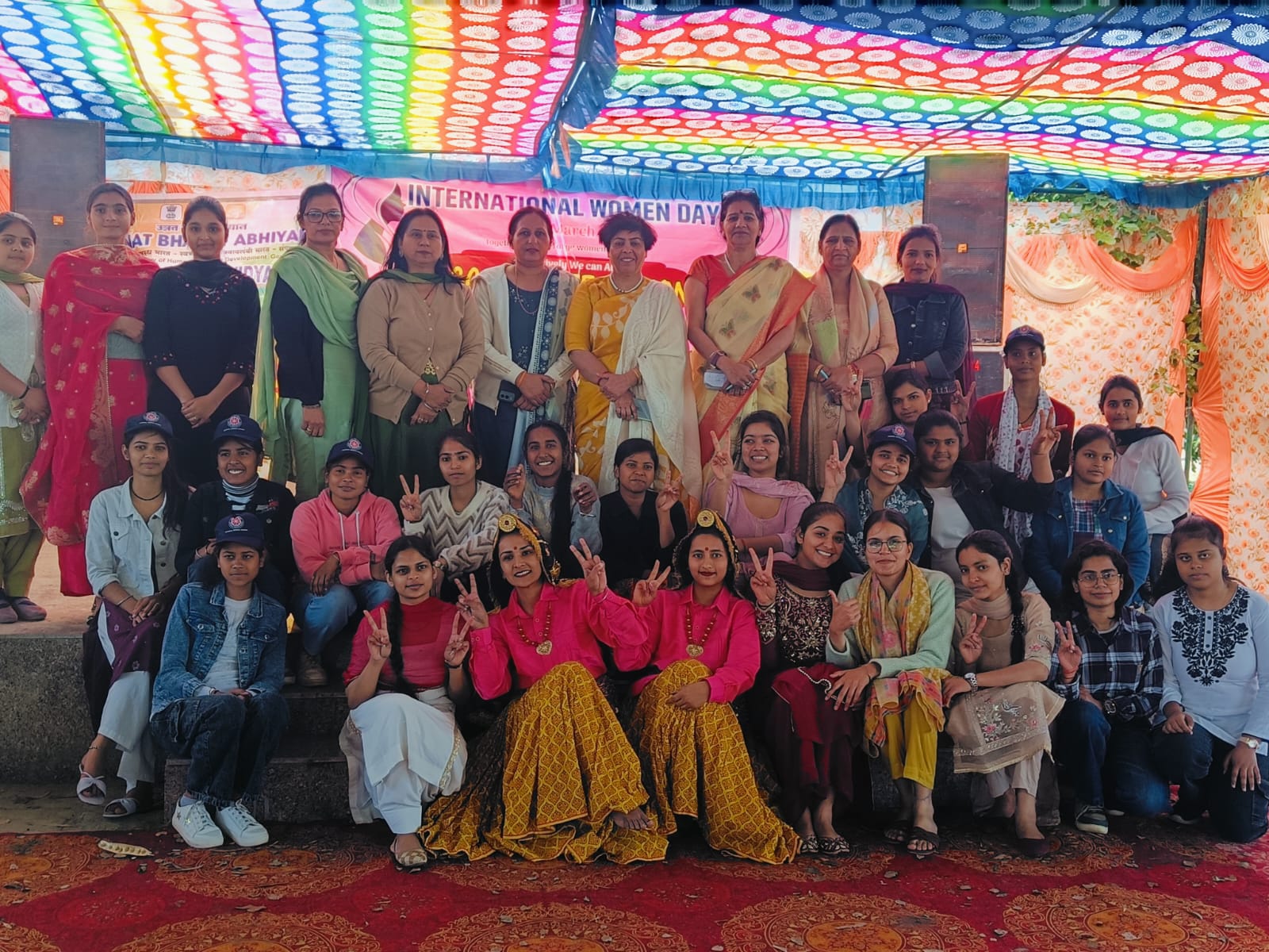 International women's day in gursar village