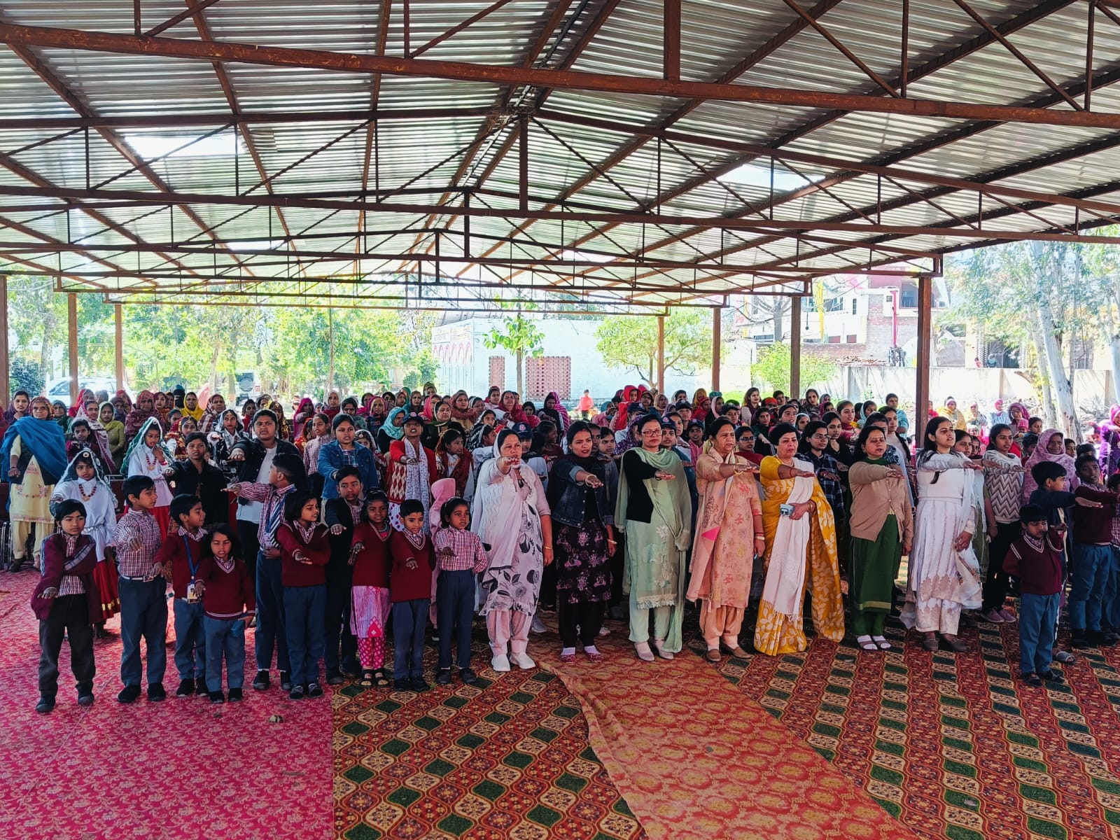 International women's day in Gursar Village