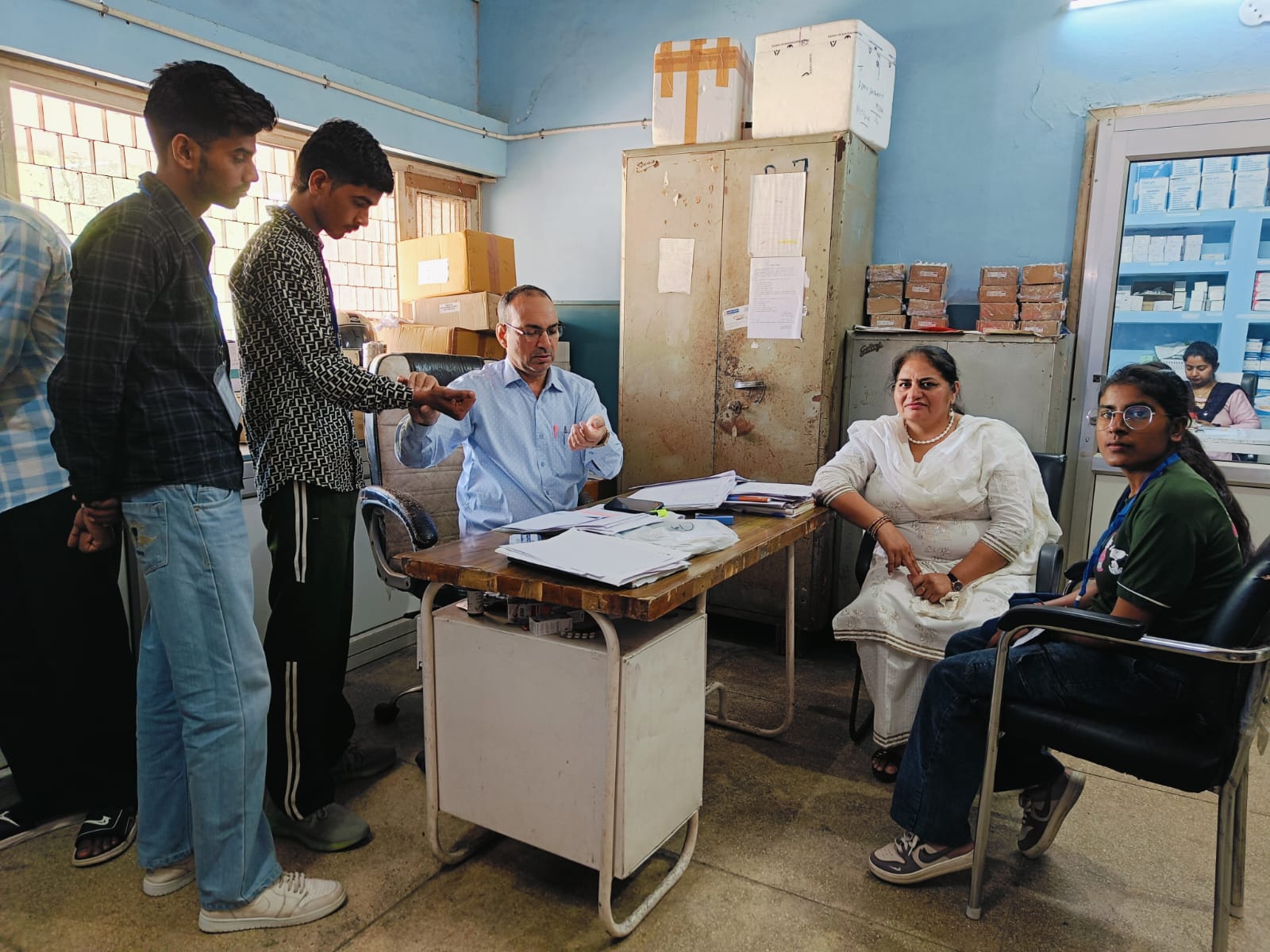 22.03.2025 6th day visit gurudwara and hospital