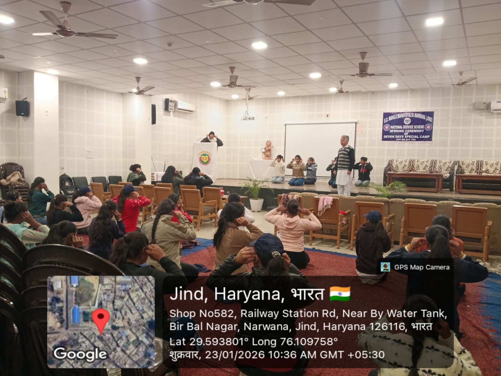 NSS 7day camp ka 2nd day (23.01.2026)