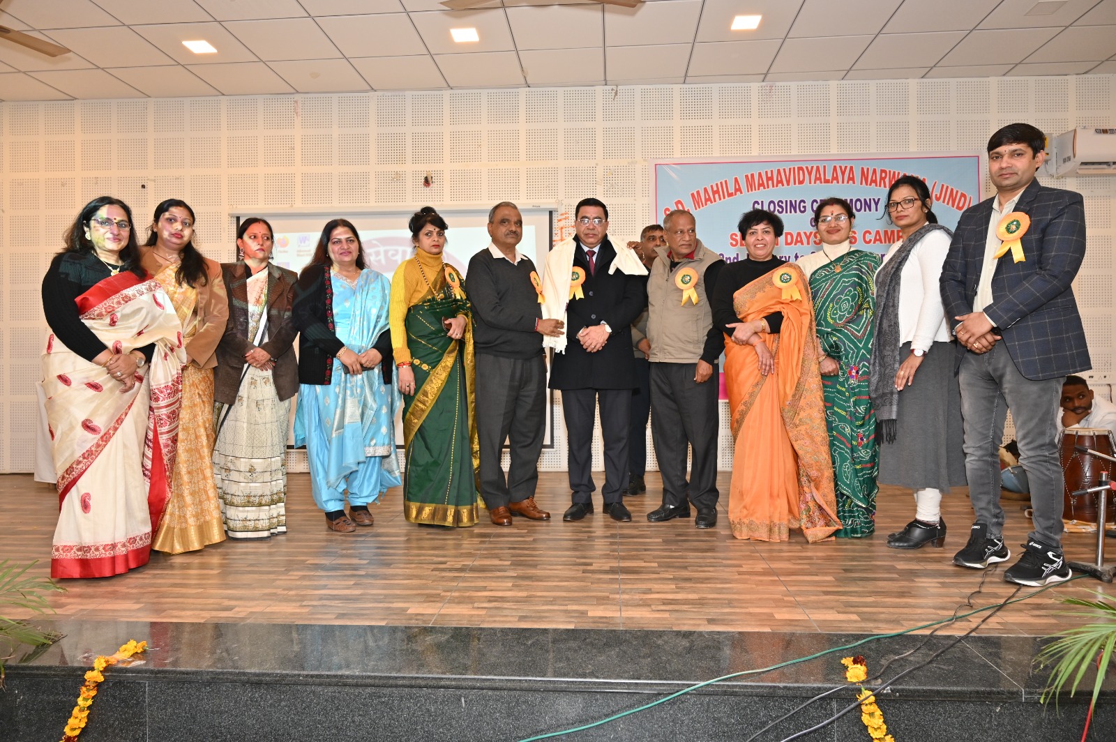 closing ceremony of nss seven day camp